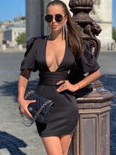 Robe à manches longues Hattie avec strass